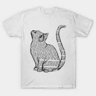 books and cats and books and cats T-Shirt